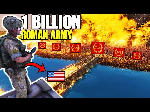 Modern US Army VS 1,000,000,000 ROMAN ARMY Invasion... (Full Movie)