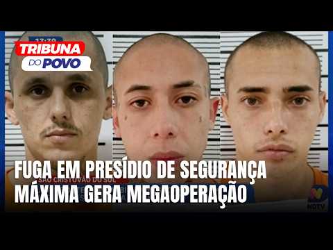 Três presos fogem de unidade de segurança máxima em Santa Catarina