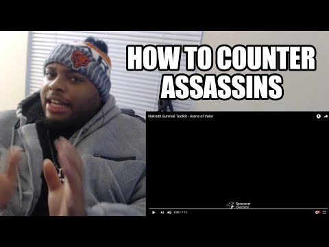 Arena of Valor - How To Counter Nakroth and Survive as an ADC or Mage (Tips and Tricks / Guide)