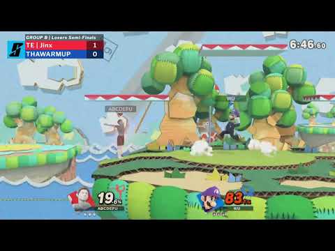 AZSL 2021 Summer Group B Losers Semis - TE|Jinx (Wii Fit Trainer) vs. THAWARMUP (Luigi)