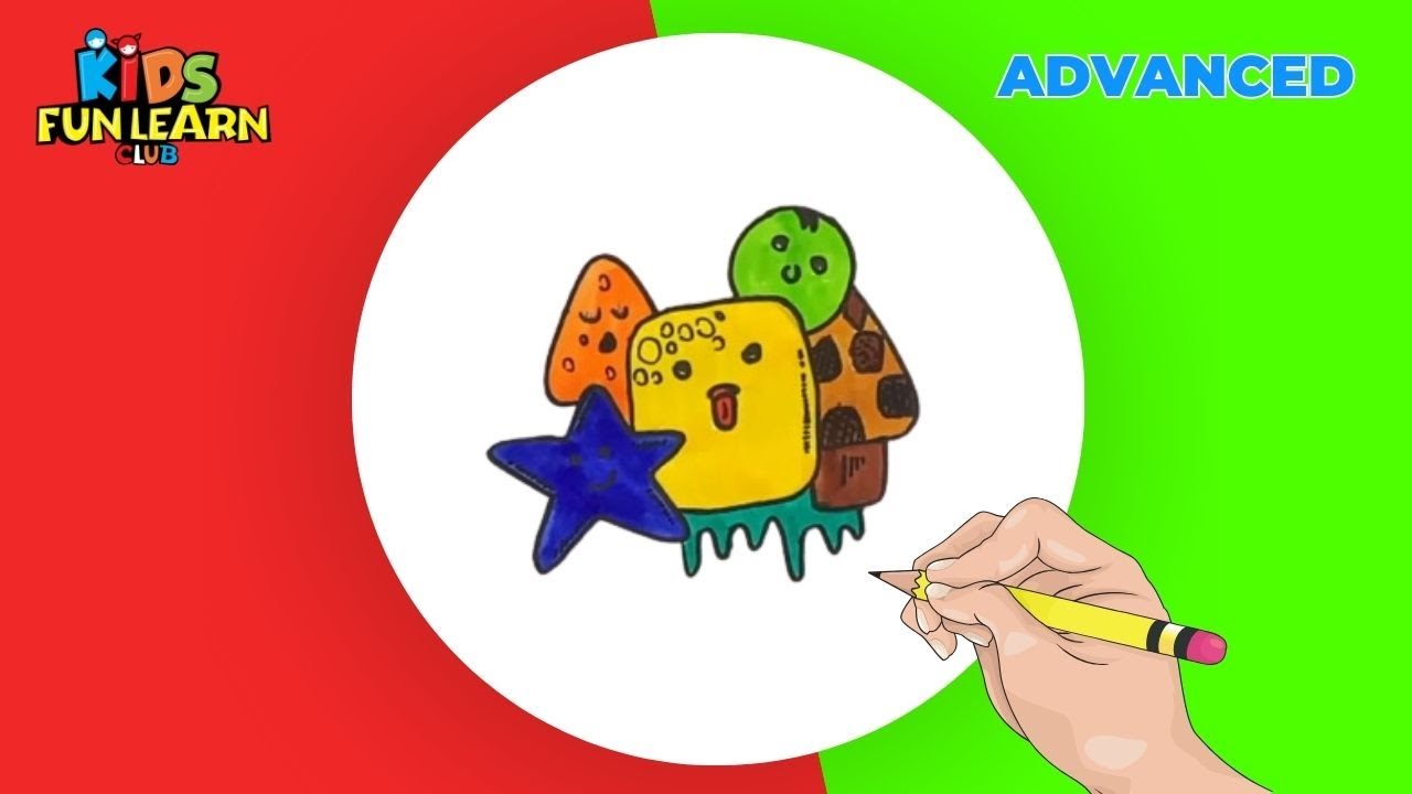 EPISODE 1 6 mins 100 days challenge Sketching Challenge | step by step Drawing Tutorials for kids