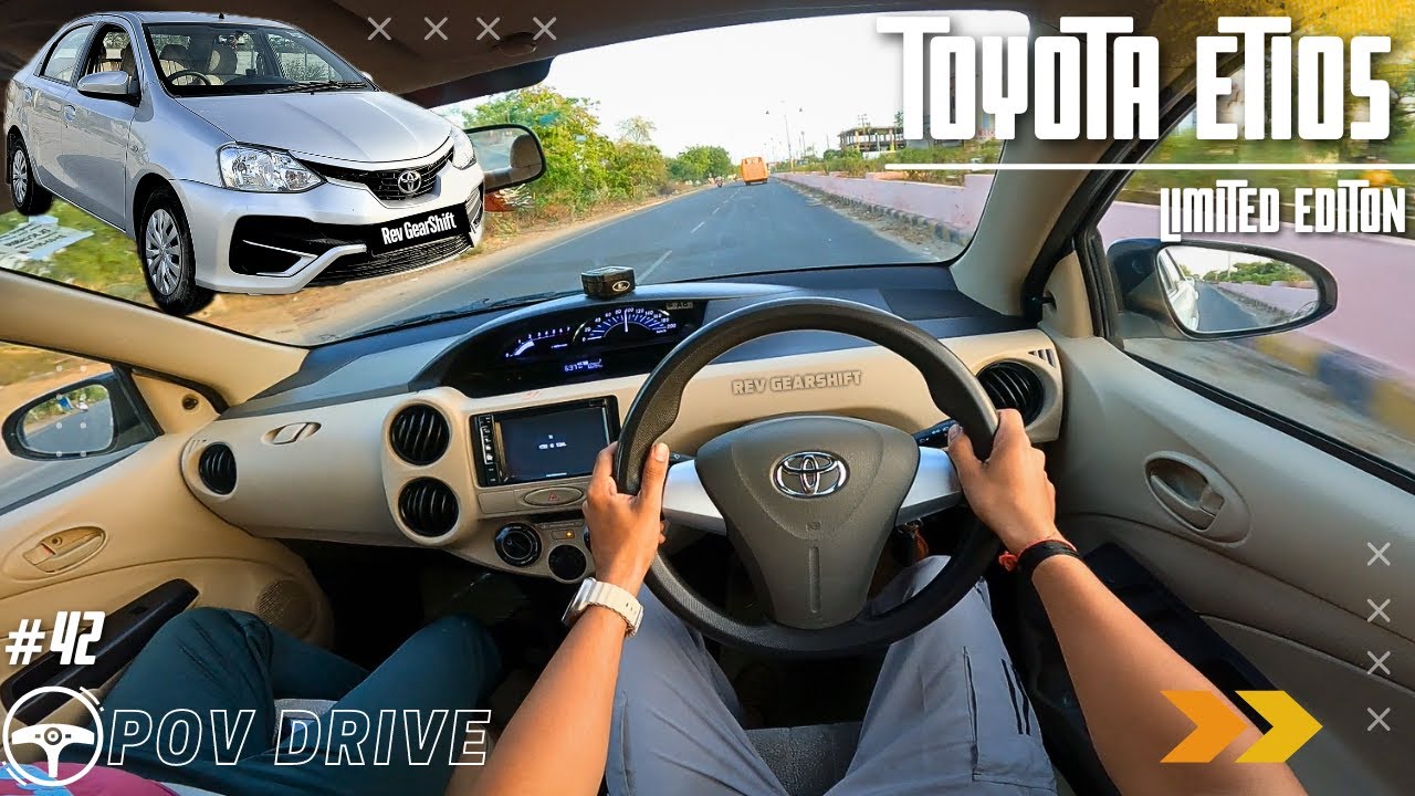 2018 TOYOTA ETIOS | 1364CC 67BHP | POV DRIVE #42 | REV GEARSHIFT #toyota #etios #toyotaetios #asmr