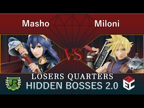Hidden Bosses 2.0  LOSERS QUARTERS - Masho (Lucina, Corrin) vs Miloni (Cloud)