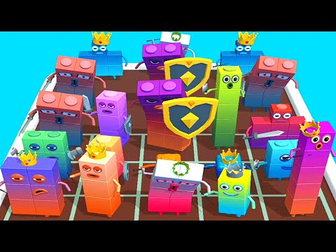 Merge Number Cube: Fam Run Unlock All Max - Merge NumberBlock Run 3D Part 16