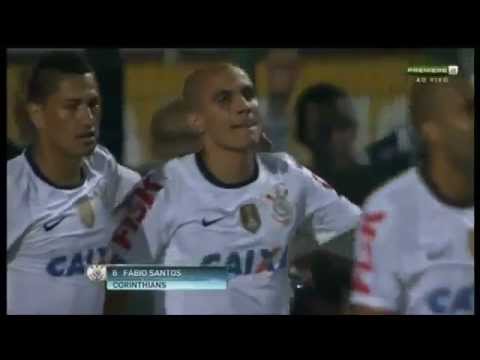 GOL DO FABIO SANTOS - CORINTHIANS 2 x 1 MOGI MIRIM CAMPEONATO PAULISTA HD 30/01/2013