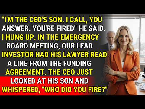 CEO's Son Fired Me, So I Triggered a $40M Clause | Corporate Checkmate