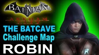 preview picture of video 'Batman Arkham City: The Batcave Challenge Map DLC - Robin (Xbox360, PS3, PC)'