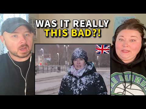 Americans React: Storm Goretti Hit the UK With Brutal Winter Weather