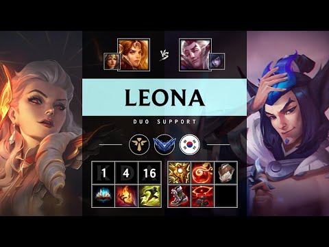 Leona Support vs Rakan - KR Diamond Patch 25.16