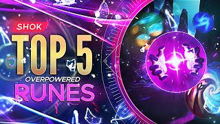 TOP 5 MOST OVERPOWERED RUNES IN LEAGUE OF LEGENDS