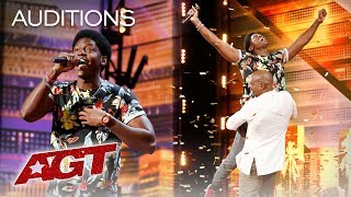 Golden Buzzer: Joseph Allen Leaves Exciting Footprint With Original Song - America&#39;s Got Talent 2019