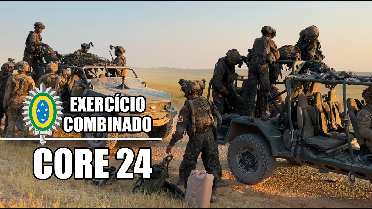 Tropas brasileiras e americanas atuam em conjunto no Exercício CORE24