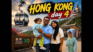 Hong Kong Day 4 🇭🇰 Ngong Ping 360 Cable Car &amp;amp; Big Buddha | Lantau Island &amp;amp; Po Lin Monastery |July 26