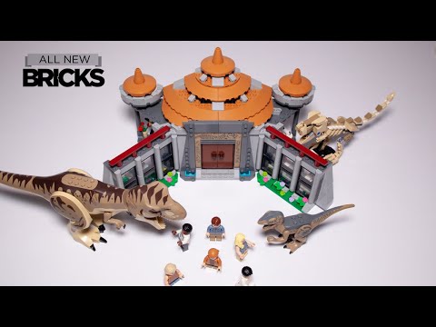 Vidéo LEGO Jurassic World 76961 : Le centre des visiteurs : l’attaque du T. rex et du vélociraptor