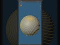 How to Model a Decorative Spiral Pattern Sphere in Blender #blendercourse #blender3d #tutorial