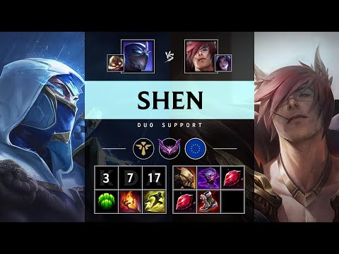 Shen Support vs Sett - EUW Master Patch 25.19