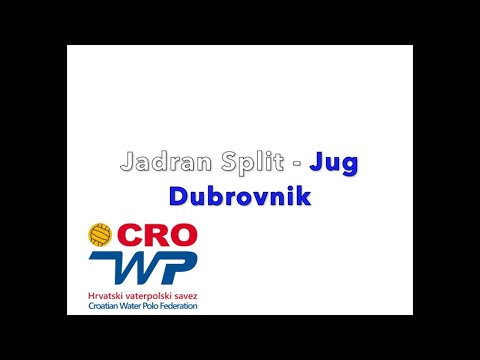 Water-Polo : Championnat de Croatie 2021-2022 : Jadran Split - Jug Dubrovnik (les buts)