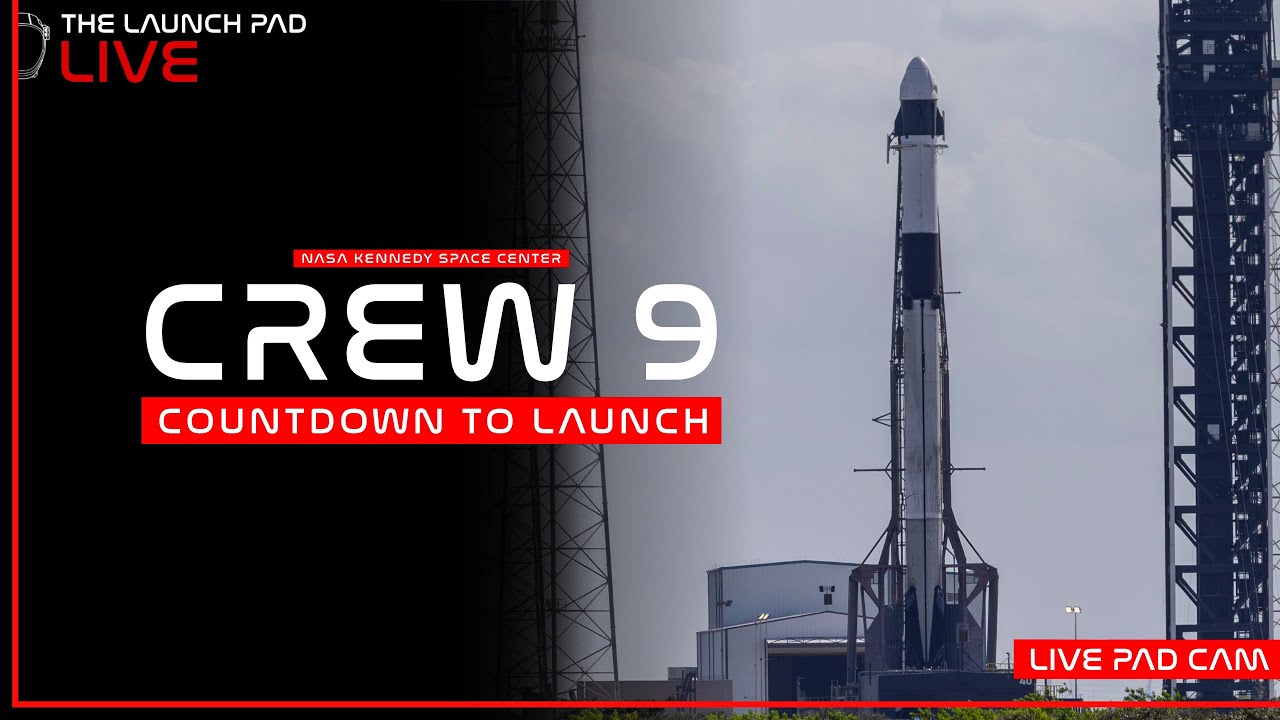 LIVE! NASA SpaceX Crew 9 Countdown
