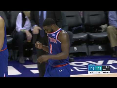 Emmanuel Mudiay Almost Hits the Game-Winner - Knicks vs Hornets | Dec 14, 2018