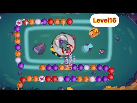 Viola’sQuest:Marble Shoot Adventure Game level 16 easy level #puzzle #androidgames #gameplay