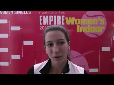 EMPIRE Women's Indoor 2017: Rozhovor s Laurou Maluniakovou po víťazstve v 2  kole kvalifikácie