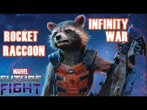 Review Uniform Rocket Raccoon Infinity War - Marvel Future Fight Indonesia