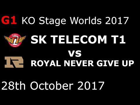 SKT vs RNG Game 1 HIGHLIGHTS 2017 WORLDS SEMIFINALS