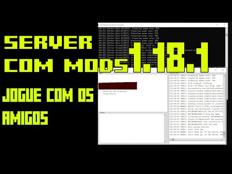 How to create minecraft 1.18.1 server with mods to play with friends using radmin step by step