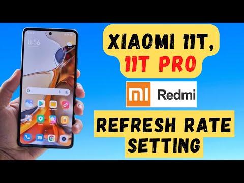 Xiaomi 11T, 11T Pro Refresh Rate Setting || How to Show Refresh rate