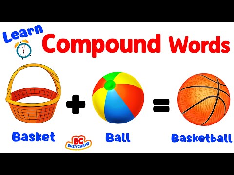 Compound Words For Kindergarten Video | ABC Learning Videos For Toddlers | Toddler Learning Video