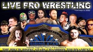 BWCW Rising Star Champion Tournament Round 2-Brian Pillman Jr. Vs. Michael Edible Barnes