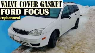 FORD FOCUS 2.0L DURATEC ENGINE VALVE COVER GASKET REPLACEMENT