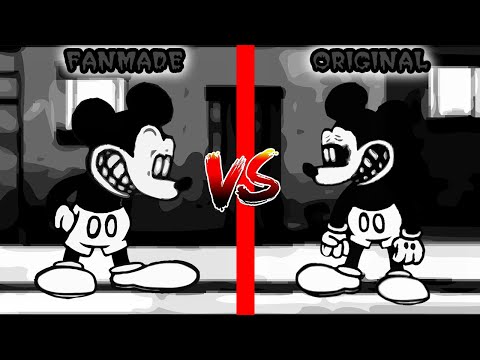 FNF': Vs Mickey Mouse Mod - Really Happy (Official VS Fanmade) (old vs new)