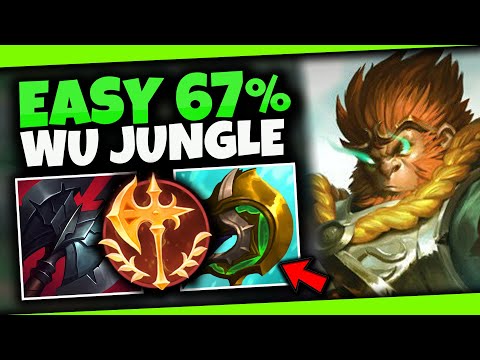 EASY 67% WUKONG JUNGLE IS A BEAST TO GET MASTERS ELO!! | Season 13 League of Legends Wukong Jungle