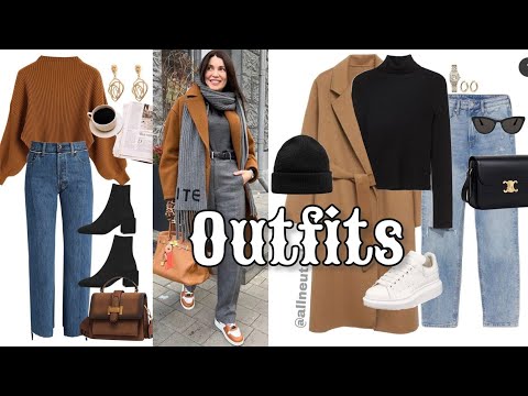 OUTFITS DE MODA OTOÑO INVIERNO 24-2025 Looks en TENDENCIA COMBINACIONES DE ROPA MODERNA