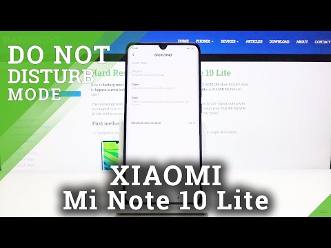 How to Enter Do Not Disturb Mode in XIAOMI Mi Note 10 Lite – DND Mode