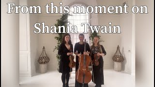 From This Moment On by Shania Twain - String Trio cover