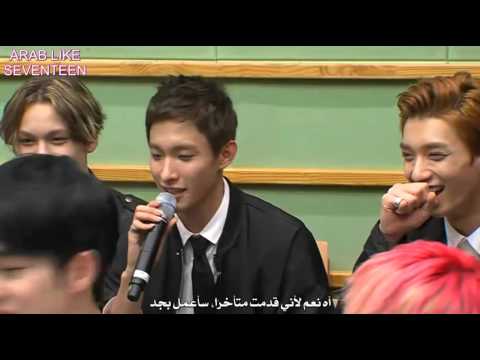 150915 SUKIRA Kiss The Radio - SEVENTEEN [ Arabic Sub ]