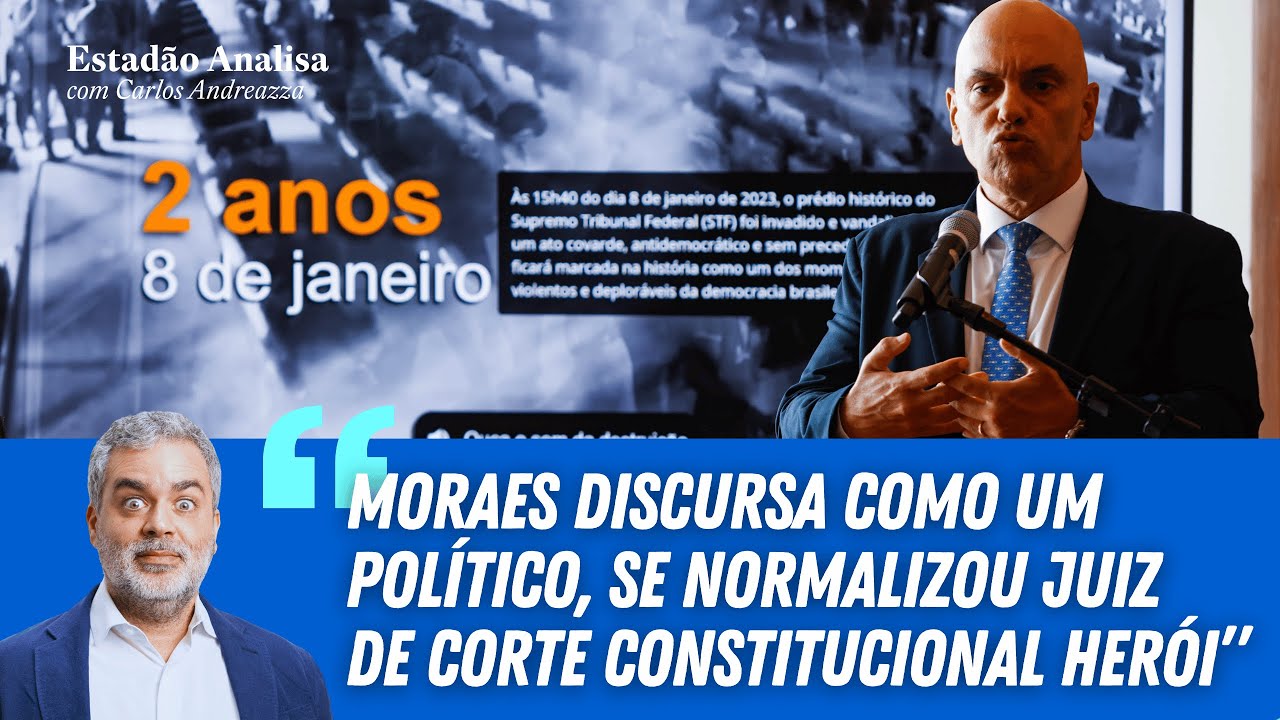 "MORAES discursa como POLÍTICO, se normalizou juiz de corte constitucional HERÓI" | Estadão Analisa