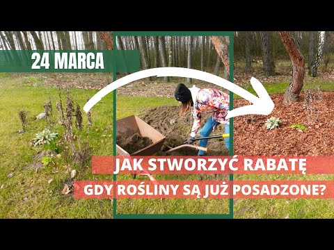 MARZEC w ogrodzie: 24. Najpierw sadziłam, a teraz tworzę rabatę!