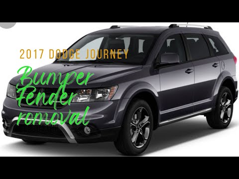 How to remove front bumper & fender of a 2017 Dodge Journey