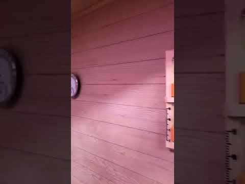 Waverly 3-Person Outdoor Traditional Sauna With Harvia Heater video walkthrough