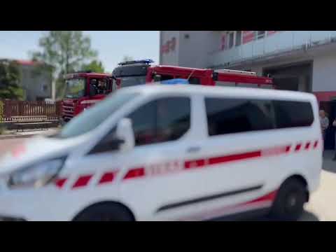 OSP Marciszów z nowym pojazdem kwiatermistrzowskim