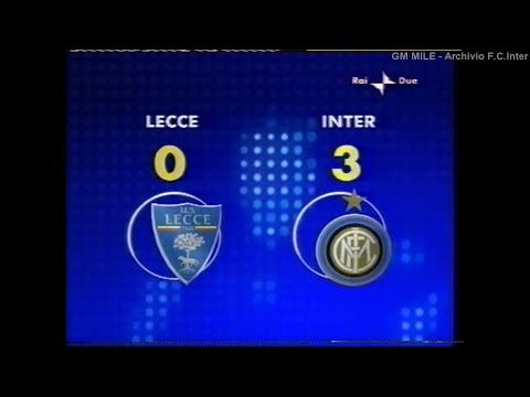 2008-09 (23^ - 07-02-2009) Lecce-INTER 0-3 [Ibrahimovic,Figo,Stankovic] Servizio 90°Minuto Rai2