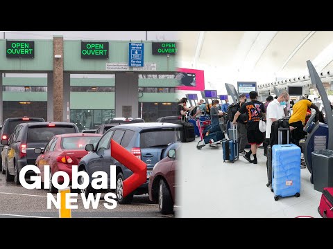 Canada dropping COVID-19 border and travel measures, removing masking on planes and trains | FULL