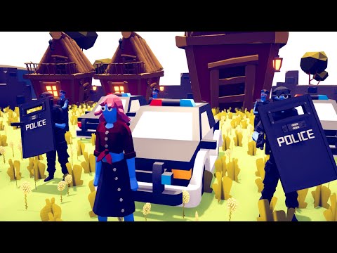 CAN 200x POLICE SAVE HOSTAGE? - Totally Accurate Battle Simulator TABS