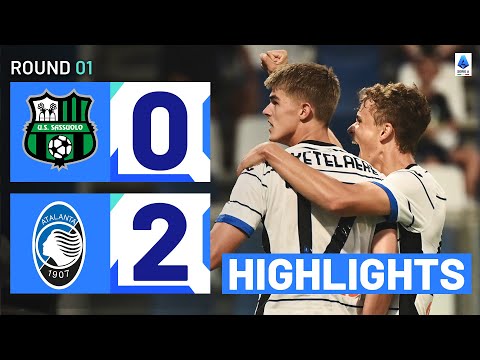 Sassuolo 0-2 Atalanta | De Ketelaere Scores Debut Goal | Goals & Highlights | Serie A 2023/24