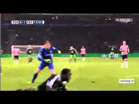 PSV - FEYENOORD DOELPUNT 17-12-2014 GOAL