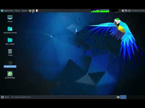 install cinnamon-desktop in parrot 0S