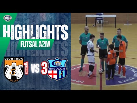 Futsal A2M Elite - Leonardo C5 Cagliari-Lecco C5 1-3 (Highlights)